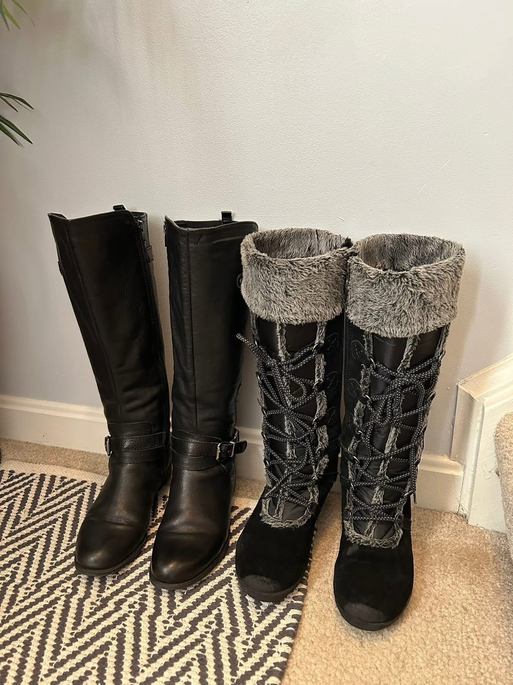 2 Pairs for one price, Tall Stylish Boots, Leather Upper | Naturalizer, Khombu